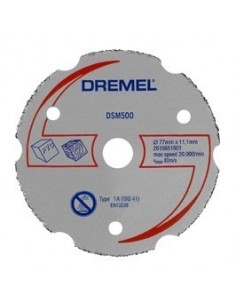 Disque à tronçonner multi-usage en carbure, pour DREMEL® DSM20 (DSM500) | e-bricolage