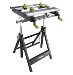 établi aluminium pliable orientable avec réglage hauteur, table 600 x 570 x 790 - 1060 mm - 12.5 kg | e-bricolage