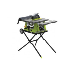 scie sur table 1800 W - table alu - lame TCT 254 mm 48 dts - capacité 84 mm à 90° - piétement rétractable | e-bricolage