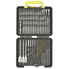 coffret 95 accessoires perçage bois-métal-béton, vissage, boulonnage | e-bricolage