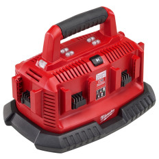 M1418C6Chargeur 14,4 - 18 / système M14 à M18, jusqu'à 6 Batteries | e-bricolage