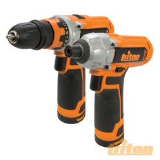 Duo visseuse et visseuse à choc T12 12 V Triton | e-bricolage