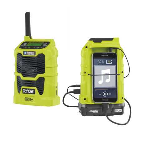 Radio 18v bluetooth R18R-0 Ryobi | e-bricolage