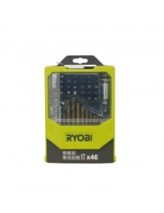 Coffret mixte 46 accessoires vissage et perçage Ryobi RAK46MIXC | e-bricolage