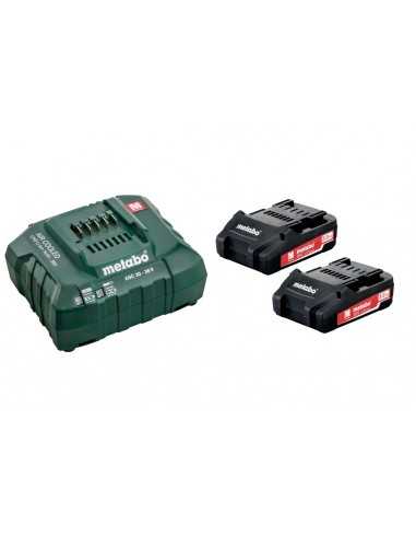 Batterie et Chargeur METABO BASIC SET 2 x 3.0 Ah 685107000 | e-bricolage
