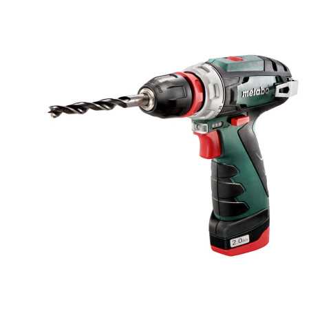 Perceuse visseuse sans fil 10.8 V METABO POWERMAXX BS QUICK BASIC 600156500 | e-bricolage