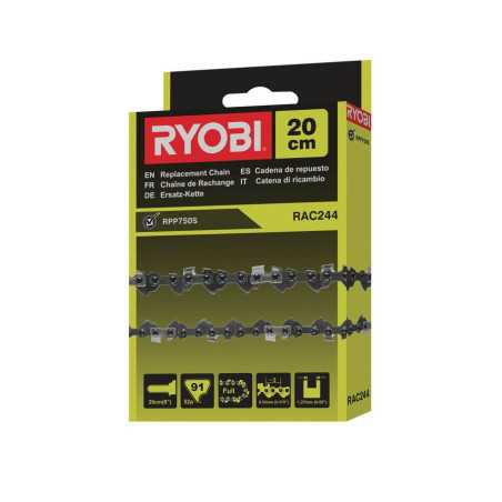 Chaine de 20 cm Ryobi RAC244 pour RPP750S | e-bricolage