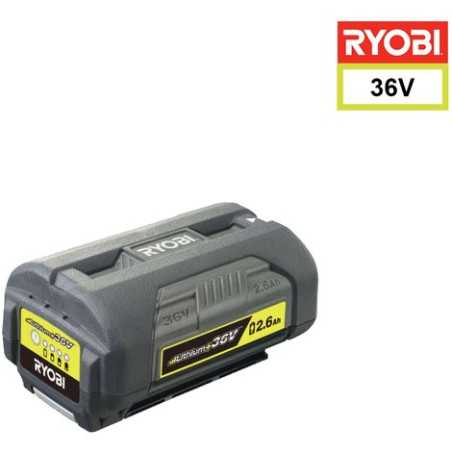 Batterie 36V Ryobi BPL3626D 2,6 Ah | e-bricolage