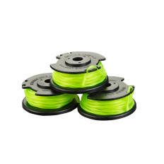 Lot de 3 bobines de fil Ryobi RAC143 pour coupe-bordures RLT36C33 | e-bricolage