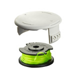 Bobine simple Ryobi RAC412 fil torsadé Ø 2 mm + couvercle pour coupe-bordures sur batterie | e-bricolage