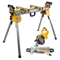 Scie à onglet 1400W 216 mm avec piètement DEWALT DWS774 + DE7033 | e-bricolage