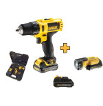 Perceuse Visseuse DEWALT 10,8 Volts 3 batteries + lampe DCD710C3F | e-bricolage