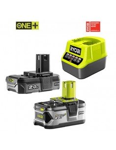 Pack chargeur et batterie 18V 4Ah et 2Ah Ryobi RC18120-242 ONE+ | e-bricolage