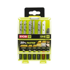 Coffret 10 lames scie sauteuse RYOBI RAK10JSBMP | e-bricolage