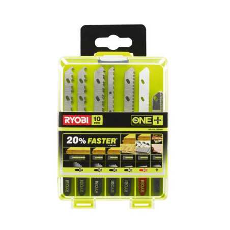 Coffret 10 lames scie sauteuse RYOBI RAK10JSBMP | e-bricolage