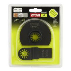 kit coupe 2 pcs Multitool (lame plongeante + lame segment pour bois/métal) | e-bricolage