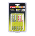 Coffret de 10 lames baïonnette pour scie sauteuse RYOBI RAK10JSB | e-bricolage