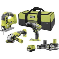 Pack 3 outils Ryobi R18CK3C-252S | e-bricolage
