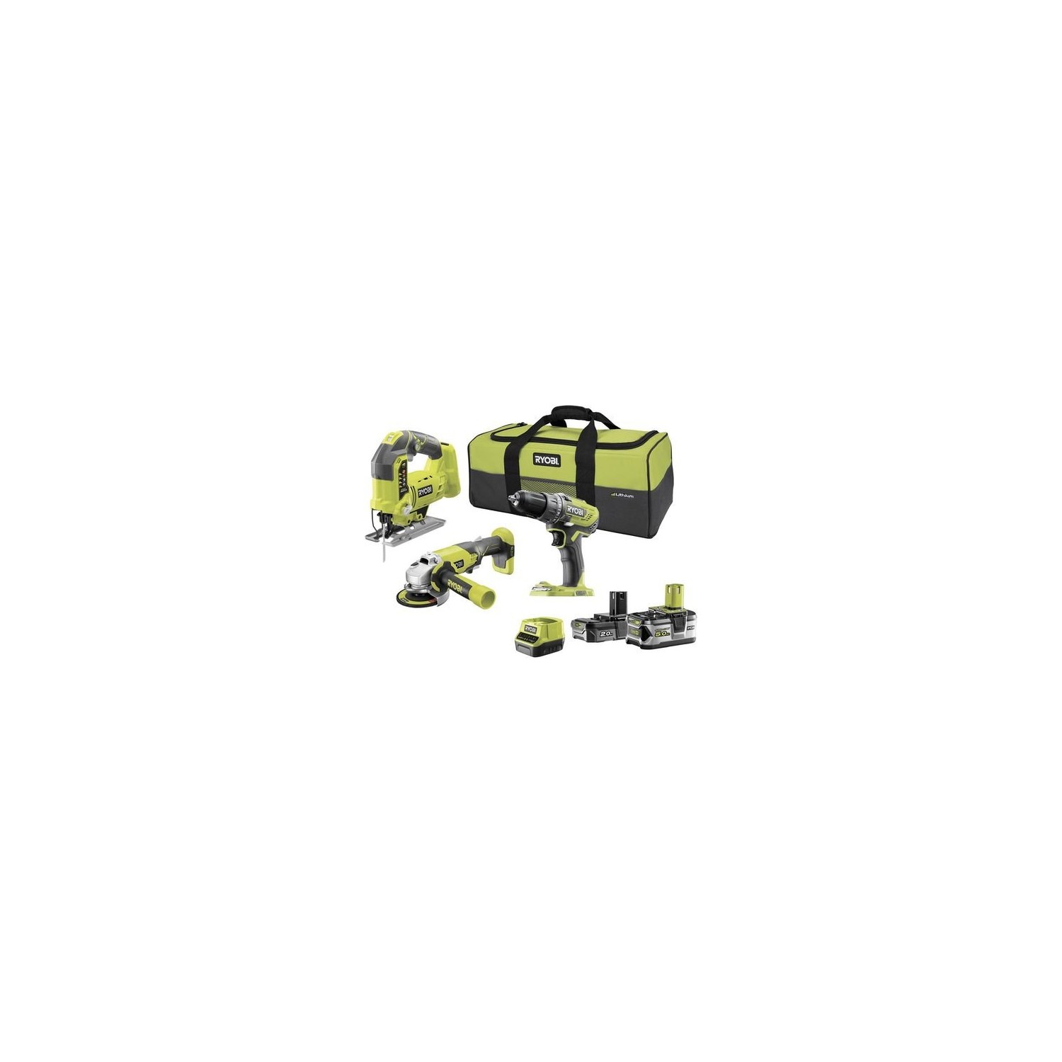 Pack 3 outils Ryobi R18CK3C-252S