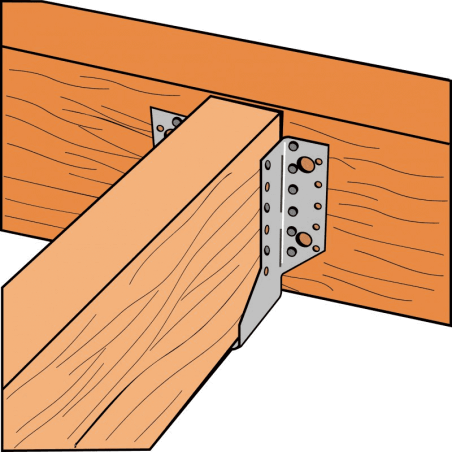 sabot de charpente SBE60_85 L60 H85 Simpson | e-bricolage