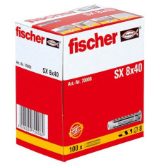 Cheville nylon à collerette SX8-40 Fischer | e-bricolage