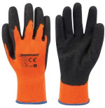 Gants haute visibilité orange Silverline 736809 | e-bricolage