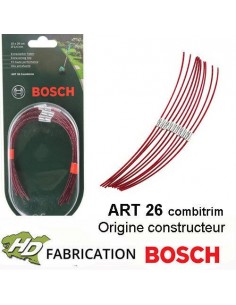Sachet de 10 fils Haute Performance pour coupe-bordures ART 26 Combitrim Bosch F016800181 | e-bricolage