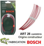 Sachet de 10 fils Haute Performance pour coupe-bordures ART 26 Combitrim Bosch F016800181 | e-bricolage