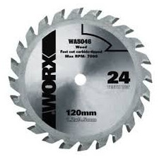 Lame de scie Worx TCT 24Z pour Worxsaw XL WA5046 | e-bricolage