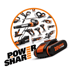 Worx Perceuse visseuse à percussion Brushless 20V WA373.3 | e-bricolage