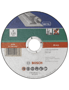 BoschBDisque à tronçonner à moyeu plat 230 mm , pour métaux | 3165140591713 |2609256319| Bosch