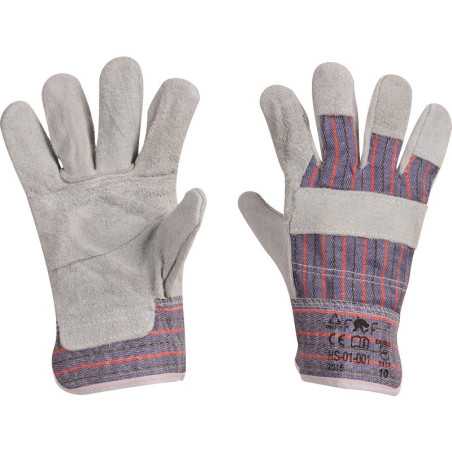 Gants de dockers en cuire Taille L Silverline CB01 | e-bricolage