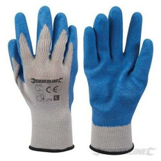 Gants De Maçon Enduction Latex L10 Silverline 427550 | e-bricolage