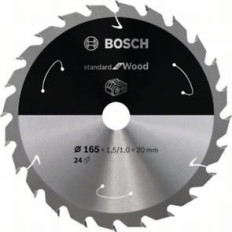 Lame de scie circulaire 24 dents bosch 165 x 20 | e-bricolage