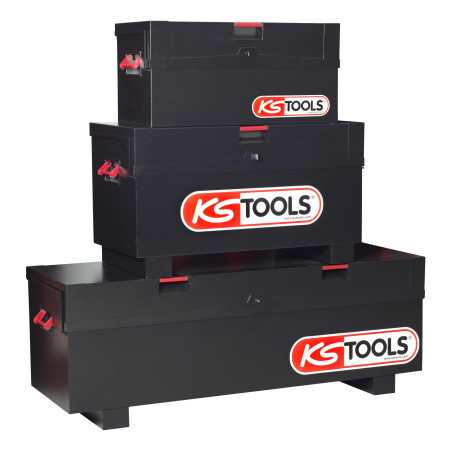 Coffre renforcé L 91,3 x H 45,5 x P 47 cm KS TOOLS 999.0550 | e-bricolage