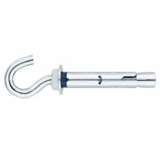 INDEX Cheville anti-rotation pour charges moyennes Crochet (M10 x 70 Ø12 50 pièces.) ACHG12C | e-bricolage