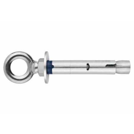 INDEX Cheville anti-rotation pour charges moyennes Piton forgé inox A2 (M6 x 45 Ø8 100 pièces.) ACHAA208C | e-bricolage