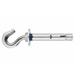 INDEX Cheville anti-rotation pour charges moyennes Crochet forgé inox A2 (M6 x 45 Ø8 100 pièces.) ACHGA208C | e-bricolage