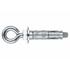 INDEX Cheville pour fixation mi-lourdes dans matériaux pleins ou creux Piton (M6 x 45 Ø12 50 pièces.) AZAMA06 | e-bricolage