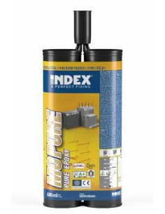 INDEX Fixations chimiques Pur epoxy 1:1. Homologuée ATE Opt.1 (600 ml. 12 pièces.) MOPURE600 | e-bricolage