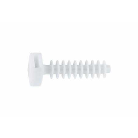 INDEX Taquet collier Blanc (Blanco / White / Blanc Ø6 100 pièces.) TACOBRIBL6 | e-bricolage