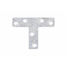INDEX Platines pour connecteurs bois Pré-galvanisé, en "T" (80 x 140 x 30 25 pièces.) PTTT111430 | e-bricolage
