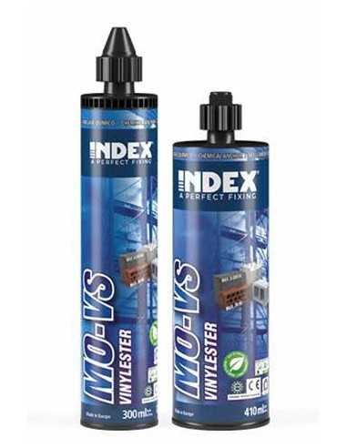 INDEX Fixations chimiques Vinylester sans styrène. Homologuée ATE Opt.7 (410 ml. 12 pièces.) MOVS410 | e-bricolage