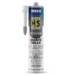 INDEX Adhésifs Hybrid MS Polymer Adhésif MS Professional (290 ml. (Gris) 12 pièces.) MSPRG290 | e-bricolage