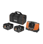 Pack chargeur + 2 batteries 18 V 5,0 Ah HIGH DEMAND SETLL1850SHD AEG POWERTOOLS