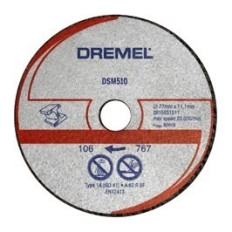 Disque à tronçonner pour métal et plastique, pour DREMEL® DSM20 (DSM510) | e-bricolage