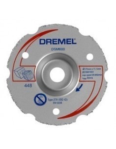 Disque à tronçonner multi-usage en carbure « spécial découpe à ras », pour DREMEL® DSM20 (DSM600) | e-bricolage