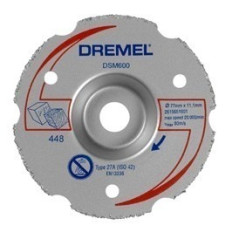Disque à tronçonner multi-usage en carbure « spécial découpe à ras », pour DREMEL® DSM20 (DSM600) | e-bricolage