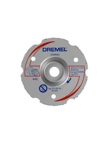 Disque à tronçonner multi-usage en carbure « spécial découpe à ras », pour DREMEL® DSM20 (DSM600) | e-bricolage