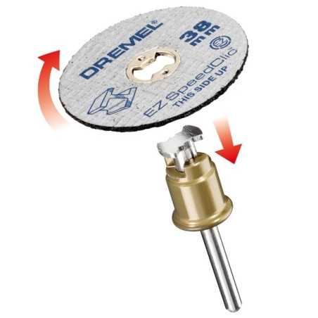 DREMEL® EZ SpeedClic : pack de 5 disques à tronçonner pour la découpe des métaux. (SC456) | e-bricolage